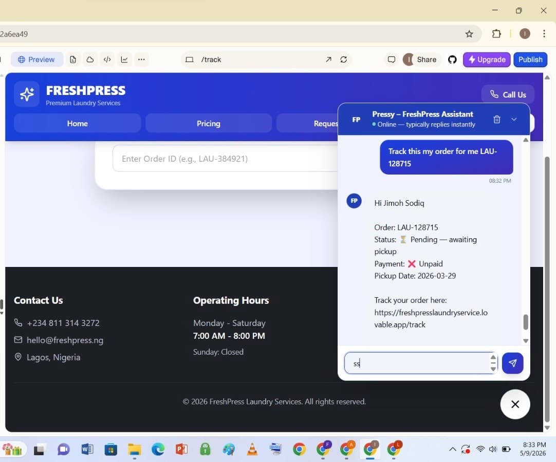 FreshPress AI Assistant (Pressy) screenshot 1
